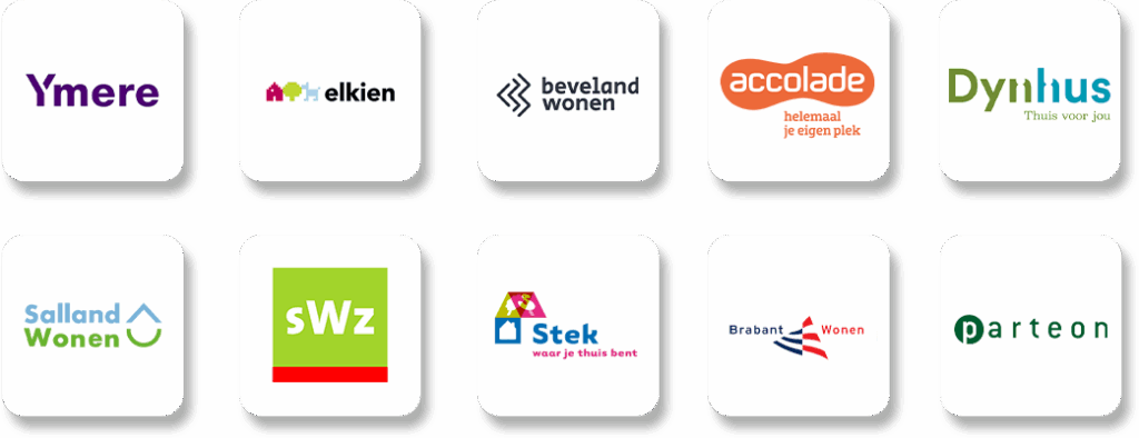Logo's van woningcorporaties